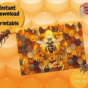 Honey Bee, cartão de felicitações, abelhas, papelaria de abelha, download instantâneo, imprimível, cartão ilustrado, em branco, cartões 5x7, cartão inspirador