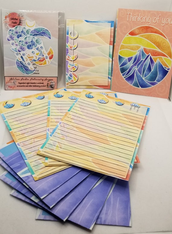 Stationery Set Stationery Paper Office Stationery Holiday Etsy UK