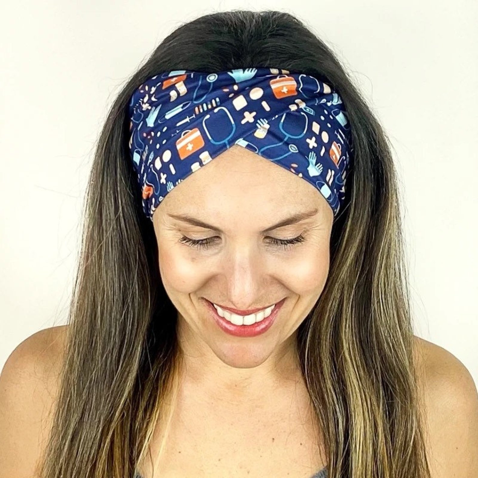Feel Better Nurse Twist Headband Turban Headband Wide Etsy
