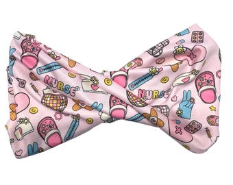 Diadema Scrub Life Twist - Diadema turbante - Diadema ancha - Diadema de yoga - Diadema de entrenamiento - Diadema de enfermera - Regalo de enfermera