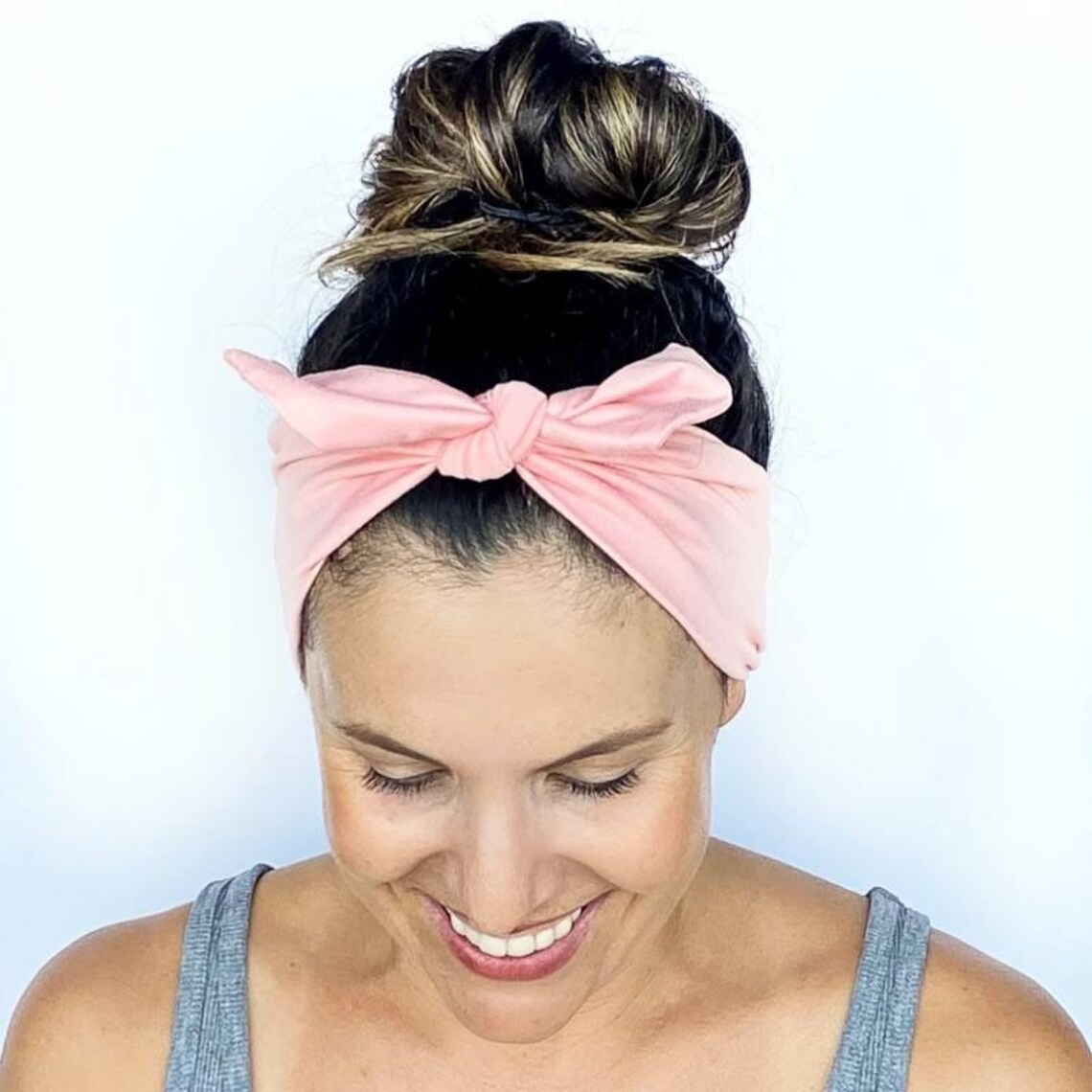 Peony Tie Headband Turban Headband Wide Headband Yoga Etsy