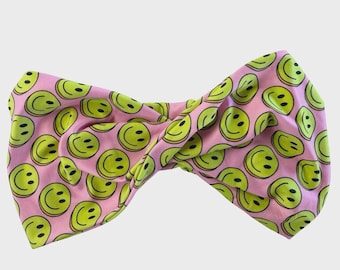 Smiley Face Headband - Nurse Headband - Wide Headband - Yoga Headband - Workout Headband