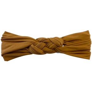 Caramel Braided Headband - Braid Headband - Sailor Knot Headband - Yoga Headband - Workout Headband