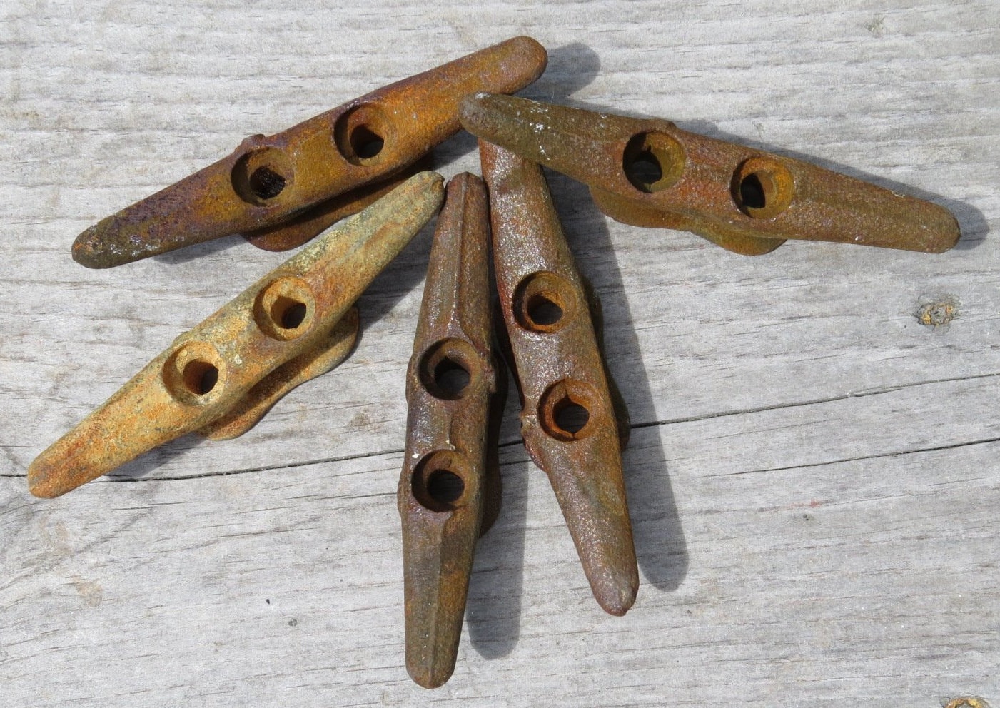 Boat Dock Cleats 4 LOT of 5 Rustic Pacific NW Beach Etsy