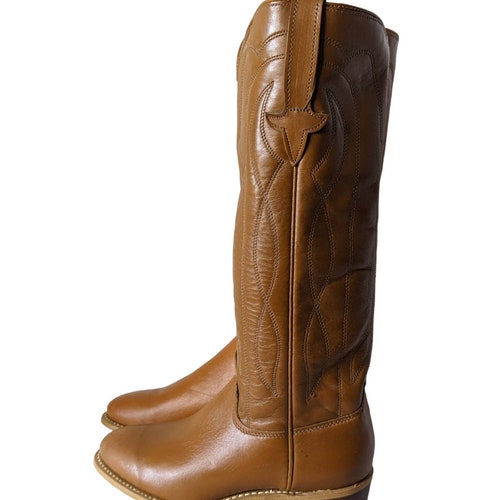 Vintage 70s Capezio Tall Knee shops High Leather Campus Cowboy Western Boots 6 NEW NOS