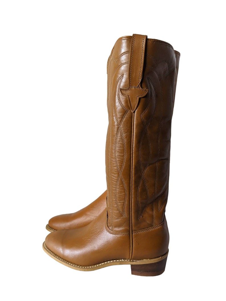 Vintage 70s Capezio Tall Knee shops High Leather Campus Cowboy Western Boots 6 NEW NOS