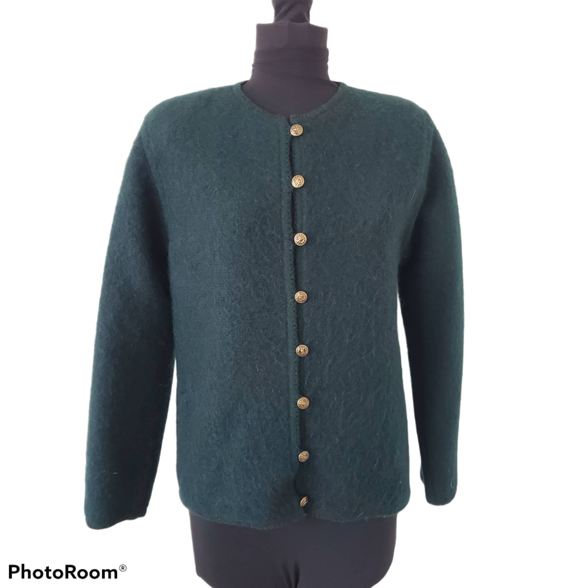 Wool Cashmere Cardigan Sweater - Etsy
