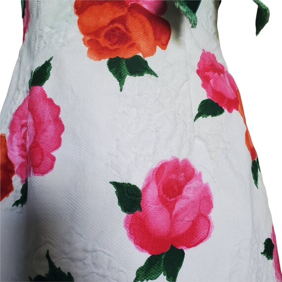 Vintage Flamenco Rose Floral Brocade Party Cockta… - image 9