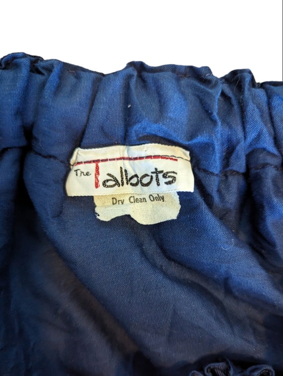 Vintage Talbot's Patchwork Plaid Wool & Velvet Bo… - image 7