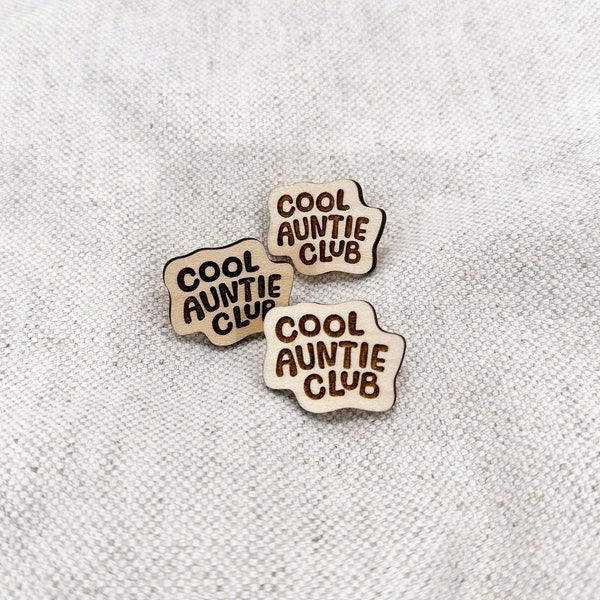 Cool Auntie Club Pin