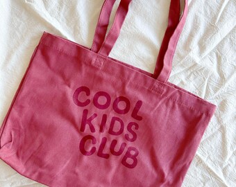 Bolsa de mano Kids Club: algodón lavado Red Rock