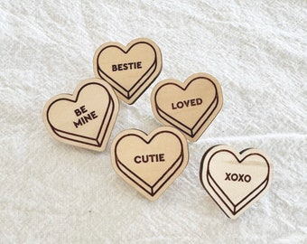 Valentine's Sweethearts 2D Pins (Set of 5)