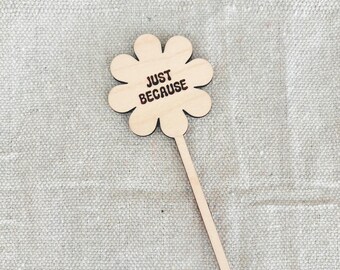 Mini adorno para tarta "Just Because"
