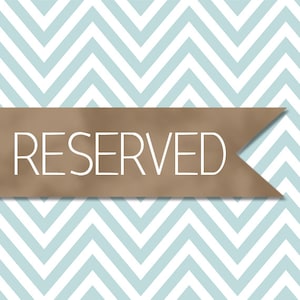 RESERVED - Custom Memory or Uniform Bear