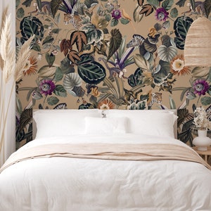 Jungle Wallpaper - BOLD BOTANICS - Mustard