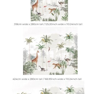 Djungeltapet - WILDLIFE'S PLACEGROUND (Skal-och-klistra-tapet) bild 5