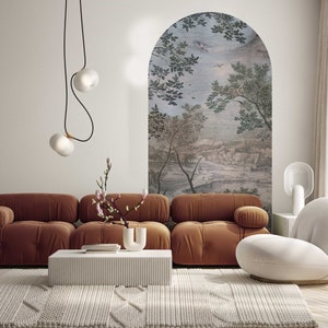 Peel and stick Arch Wallpaper Decal - Into The Woods Color