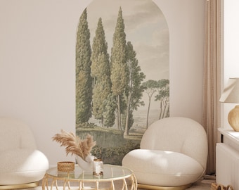 Peel and stick Arch Wallpaper Decal - Toscany Color