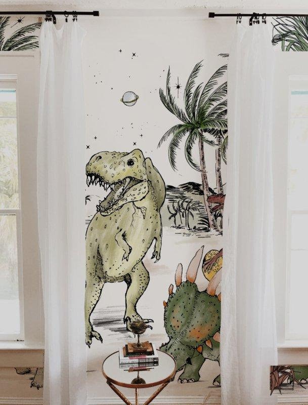 Dinosaur Wallpaper PREHISTORIC - Etsy