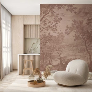Landscape Wallpaper - Full wall sized image - Into the Woods Soft Terra
