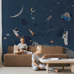 Carta da parati Astronauta - Immagine a tutta parete - NELLA GALASSIA scura