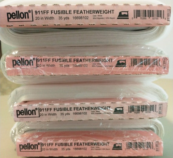 Pellon 911FF Fusible Featherweight BOLT-35 Yds X 20 White