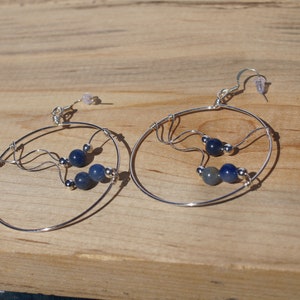 Movement- Handmade Blue Semi Precious Stone