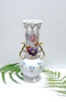 Vintage  Occupied Japan Vase Floral Design Gold Gilt Accents for Special Bouquets Collectible China Vase 