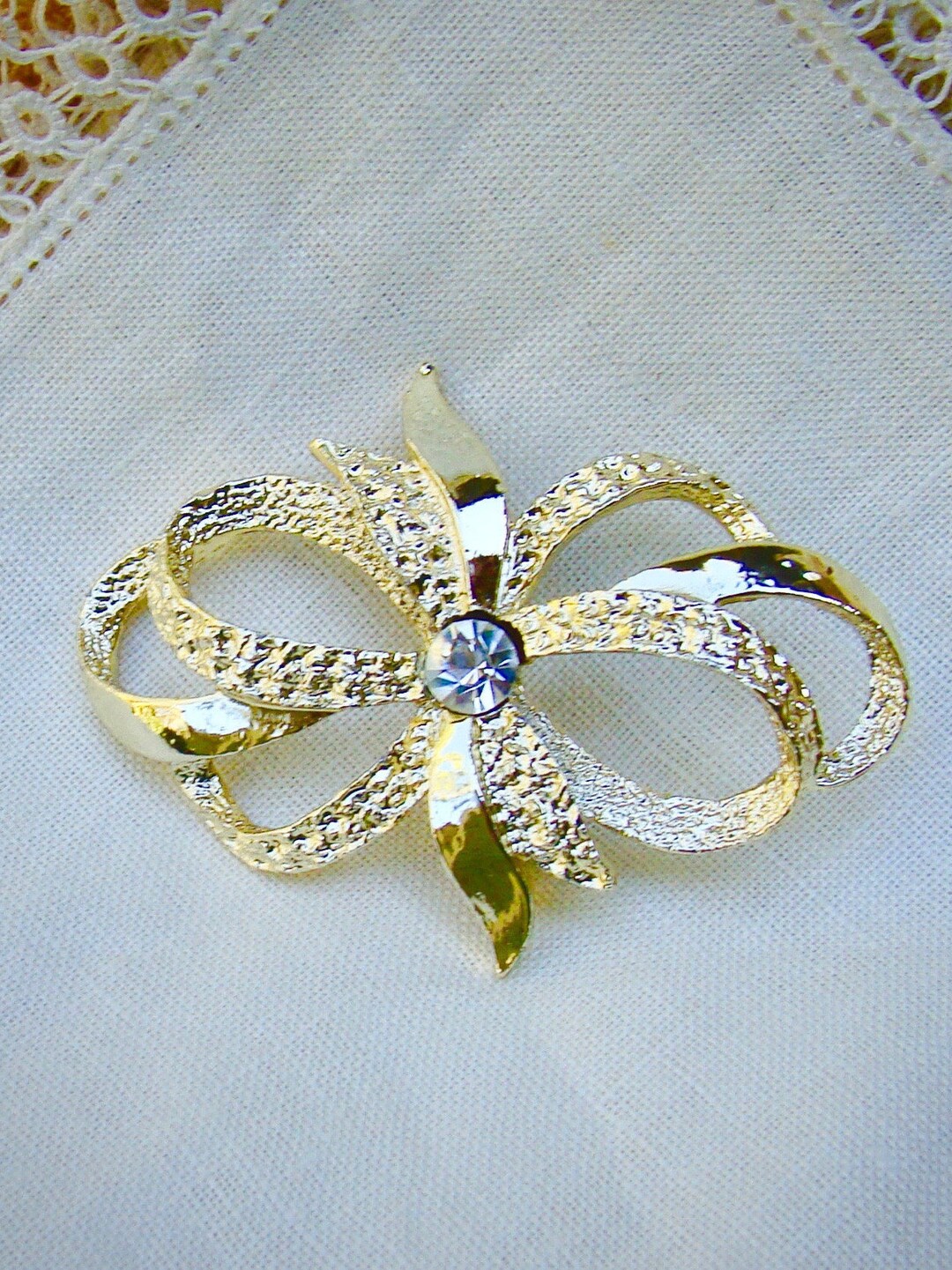 Stunning Gerry's Brooch Signed Designed as Bow With Etsy