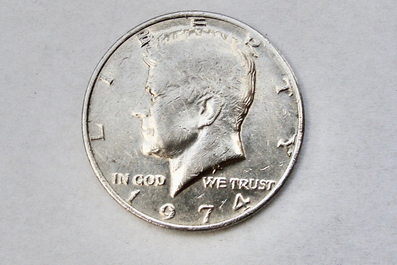 1974 Kennedy Half Dollar Coin Rare No Mint Mark Collector Coin Etsy