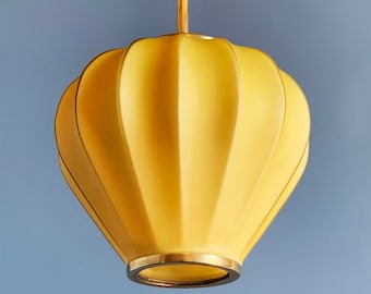 Beautiful opal glass lantern, mid century vintage 50s.