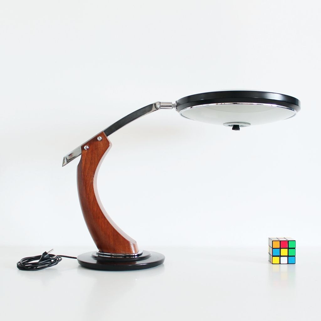 Mid Century Mad Men Desk Lamp Pair Vintage Green Way Table Lamps