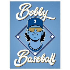 Bobby Witt Jr Aluminum Print - Kansas City Royals Artwork - Perfect Gift for Sports Fans