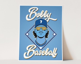Bobby Witt Jr. Art – Matte print Kansas City Royals