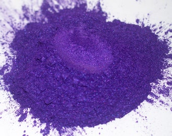 Vibrant Purple Pearlescent Mica, Cosmetic Mica, Epoxy Resin, Soap Making, Nail Polish, Watercolors, Aroma Beads, Wax Melts, Bath Bombs