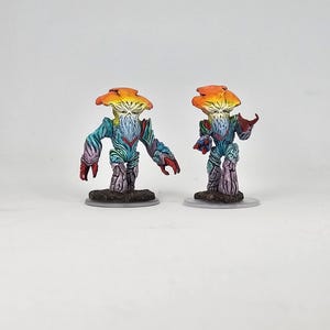 PAIR of MYCONID ADULTS || Hand-Painted Minis for Dungeons and Dragons, Pathfinder