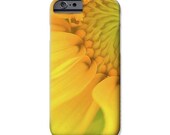 Yellow Sunflower Photo Cell Phone Case iPhone 4 5 6 7 Samsung Galaxy S4 S5 S6 S7 S8 Floral Flower Slim Fit Hard Case Nature Photography