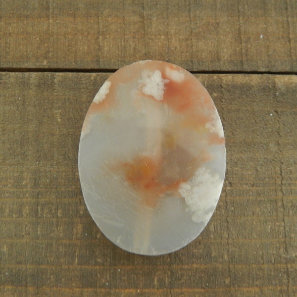 Agate focal bead, semiprecious stone, stone slab, pendant 7578