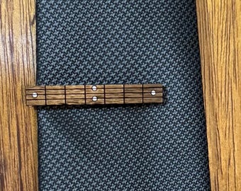 Krawattenklammer mit Gitarre Motiv