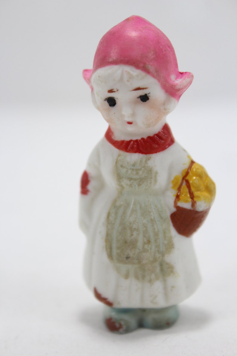 Bisque Frozen Dutch Girl Doll Vintage 1930's Japan Ceramic | Etsy