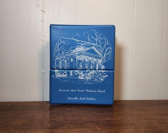 Cookbook - Buncombe Street United Methodist Church, Greenville, South Carolina, Vintage 1995 binder recipe book