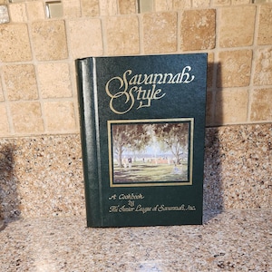 Cookbook - Savannah Style, Junior League of Savannah, 1980 3rd printing Cookbook, hardcover Spiral Southern recipe collection