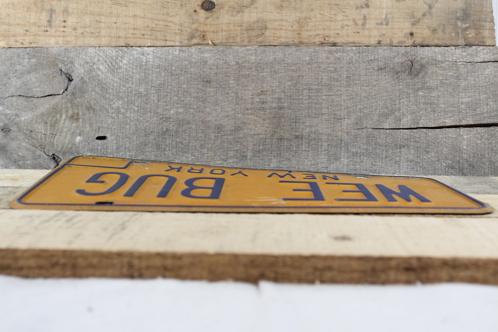 New York License Plate Custom Vanity Plate 19731986 WEE Etsy UK