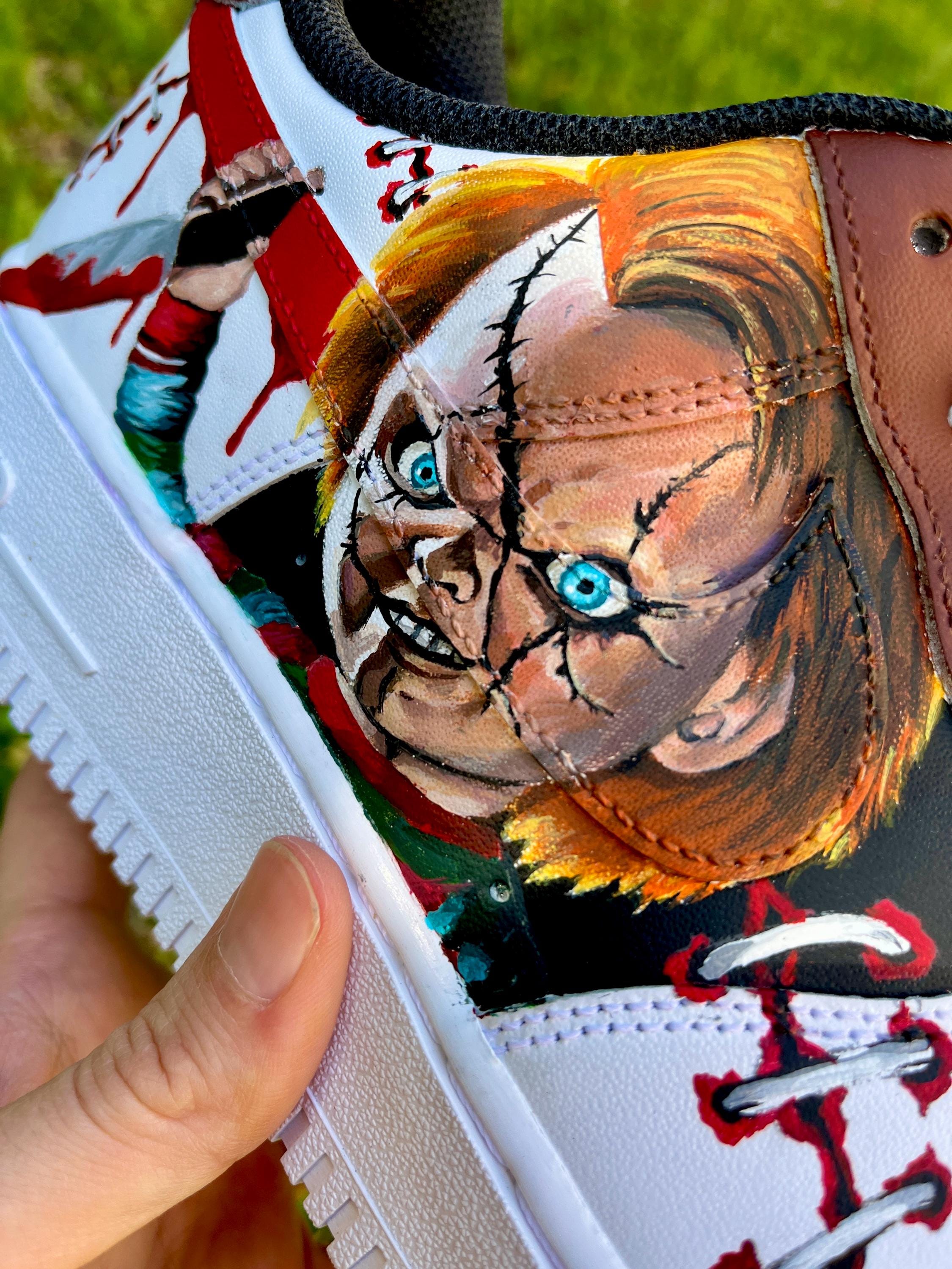COPY - Custom Chucky Air Force Ones CHUCKY Air Force 1 main image 3