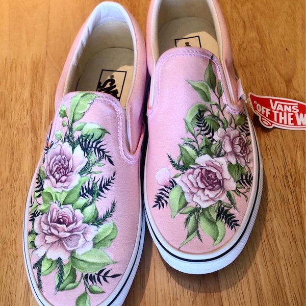 Handpainted Shoes - Etsy