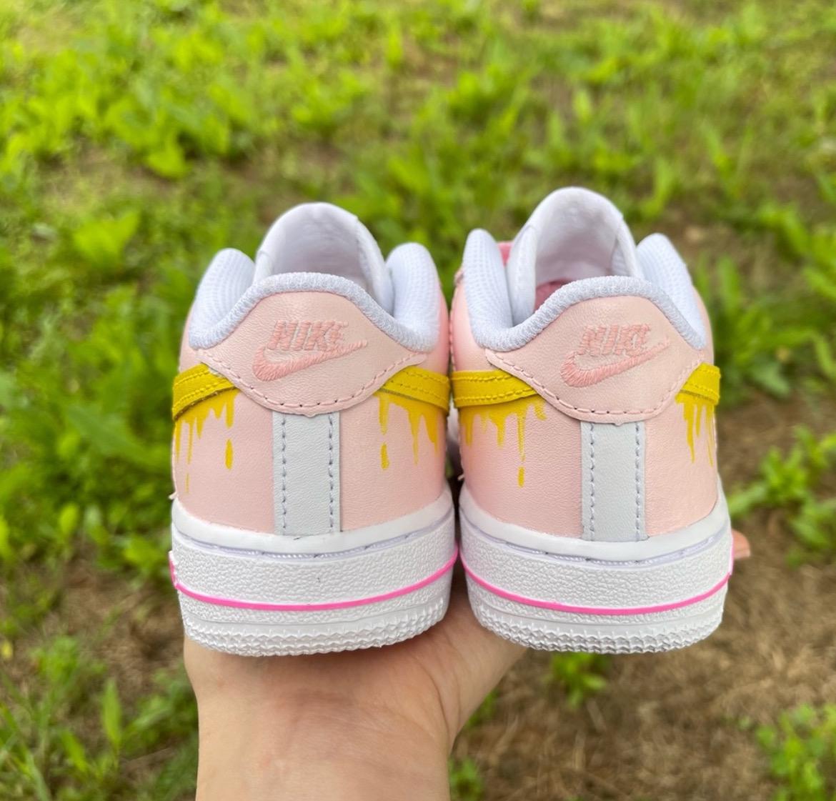 nike air max 90 pink and yellow