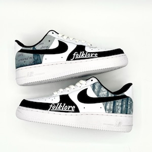 AF1 Custom , Custom Air Force 1 Taylor, Custom Sneakers, Folklore Shoes, Custom Shoes, Custom Nike Shoes, Gift For Her,Gift For Daughter