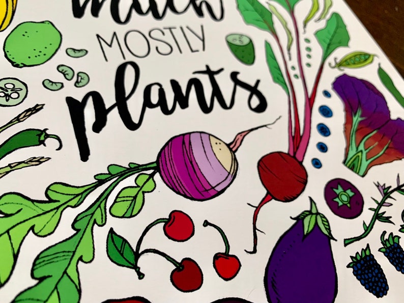 Eat Food Not Too Much Mostly Plants Michael Pollan Kitchen Etsy Hong Kong