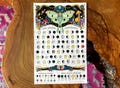 Moon Phases 2026, Luna moth, Lunar Calendar 2026, Moon phases, Butterfly art product logo