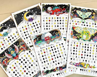 Kalendarz faz księżyca 2027, Astrologia, Kalendarz księżycowy 2027, Fazy księżyca